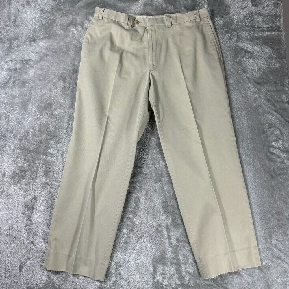 Ralph Lauren LRL Dress Pants Mens 37x29 (38x30) Beige Tan Office Interview